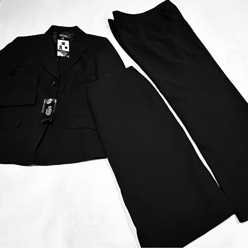 Kasper set 3 Bleiser Pants Skirt size 14